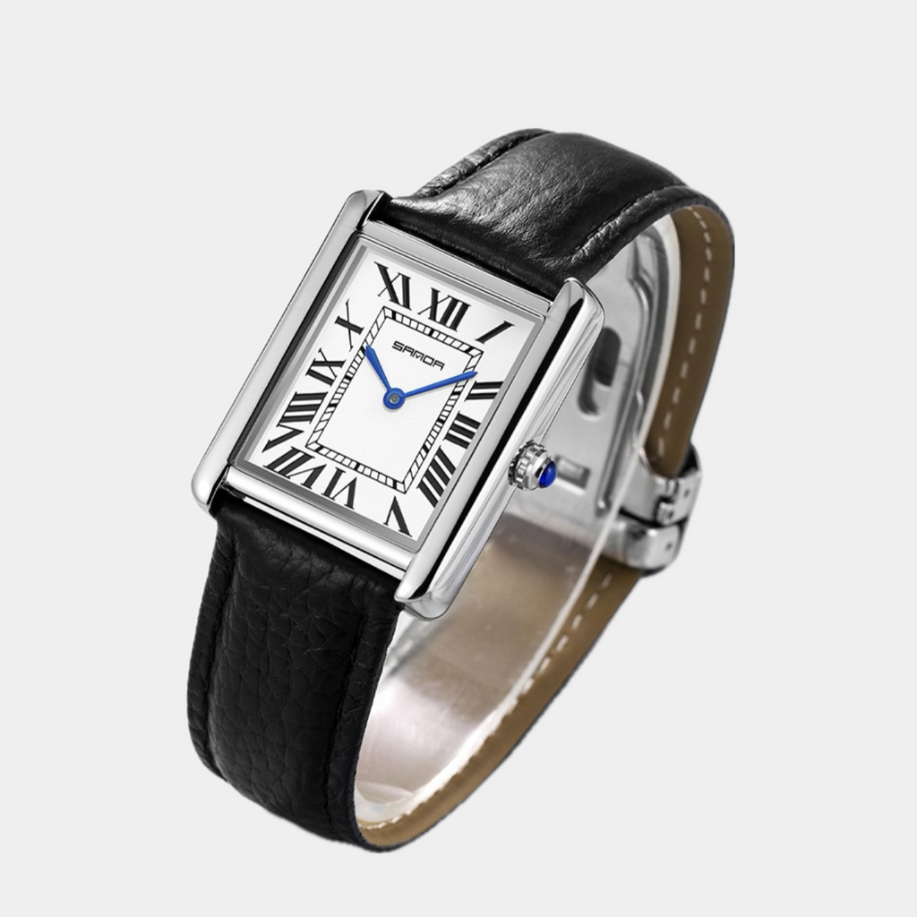Men’s Dress Watch | Rectangular Case with Roman Numerals
