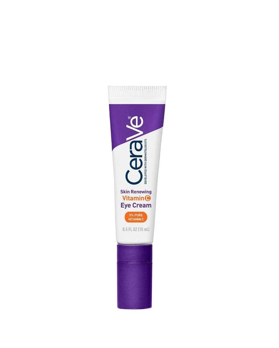 SlimBag Skin Renewing Vitamin C Eye Cream jar showing the front label and product packaging.