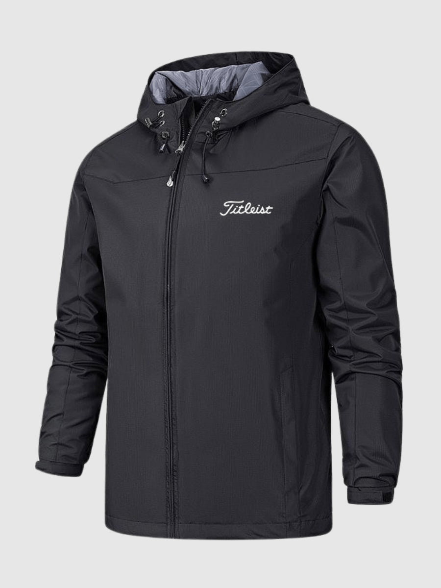 Coupe-vent à capuche pour homme | Veste de pluie légère