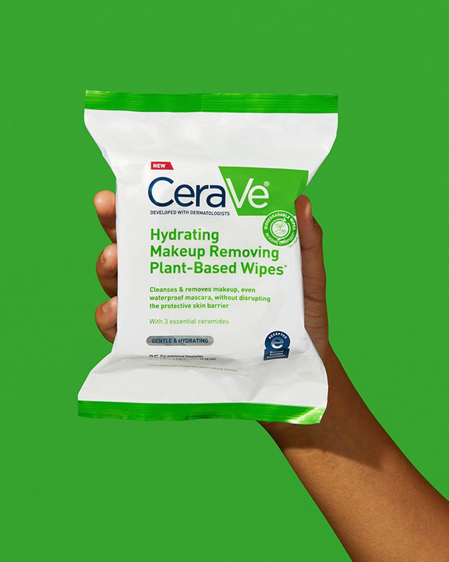 CeraVe Hydrating Makeup Removing Plant-Based Wipes