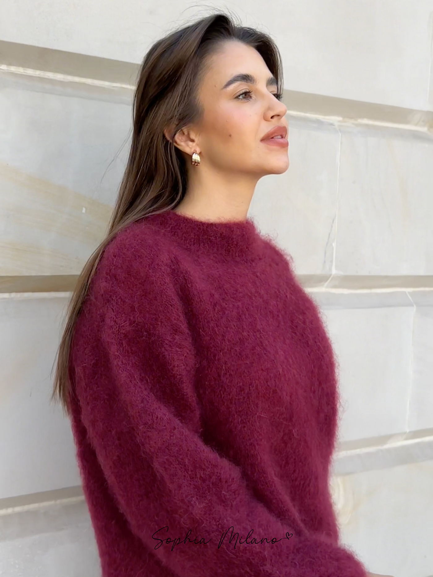 Caroline - Sweater met ronde hals