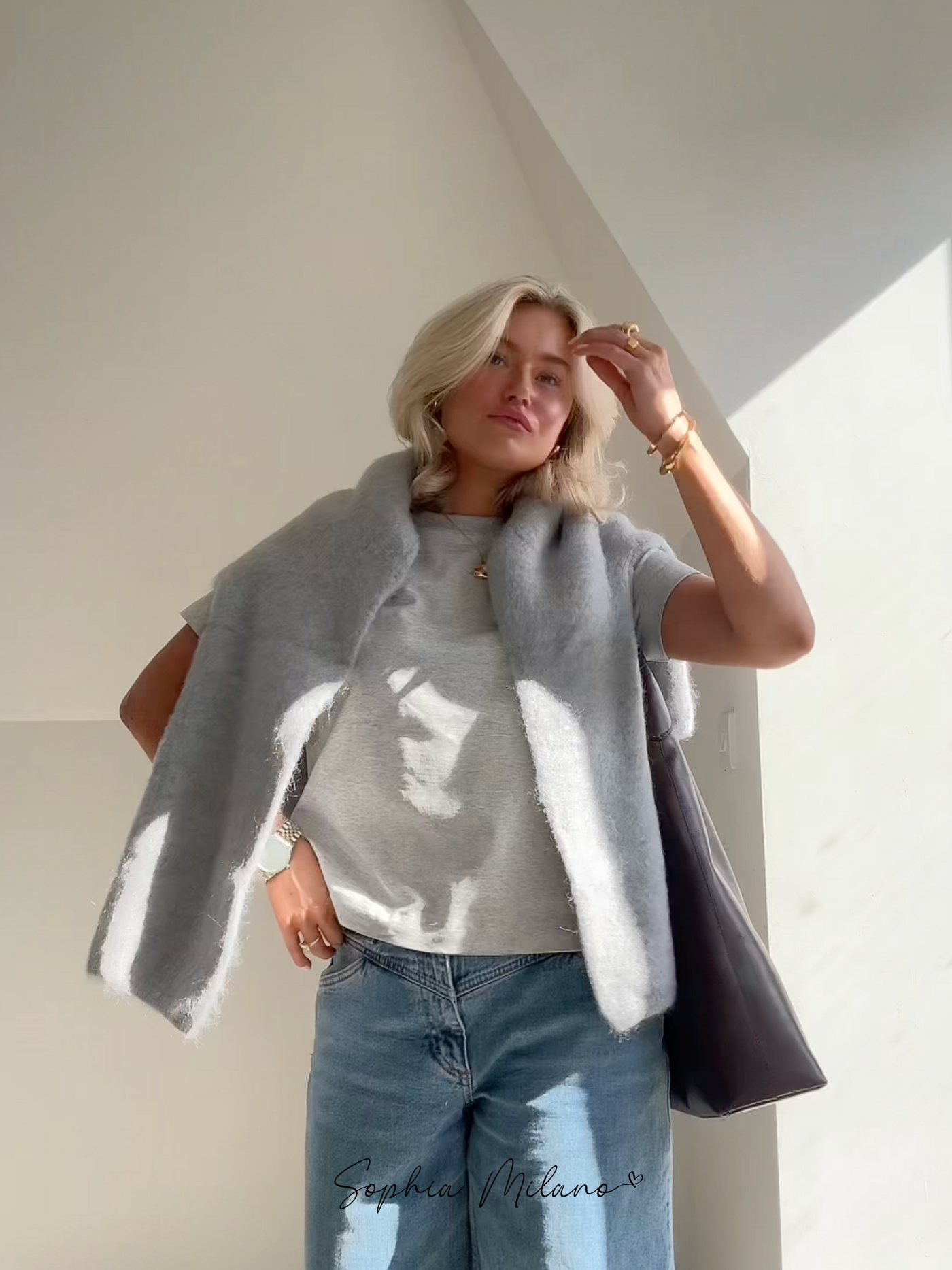 Caroline - Sweater met ronde hals