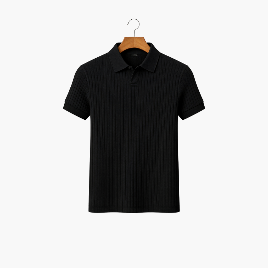 Polo pour homme à col ouvert et manches courtes