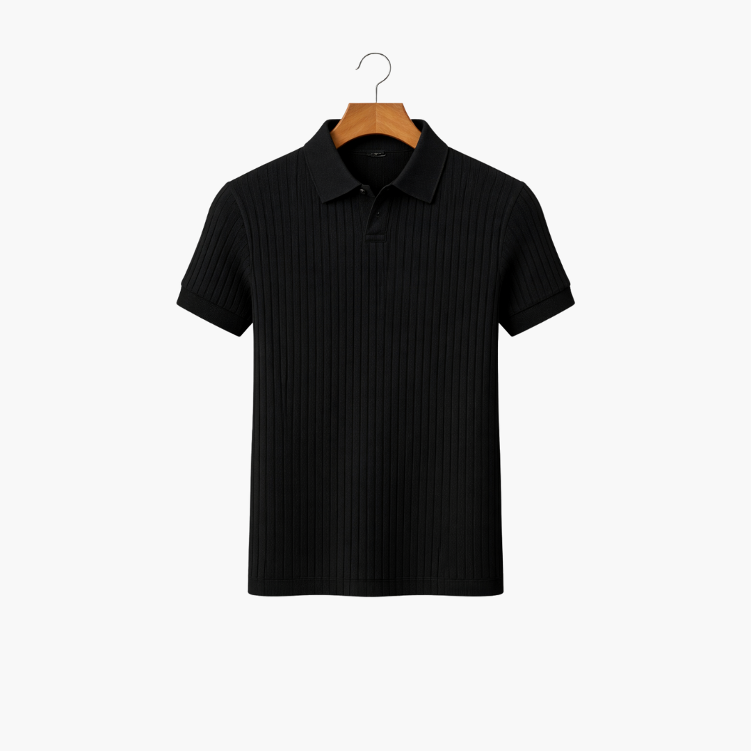 Open Neck Half Sleeves Polo for Men