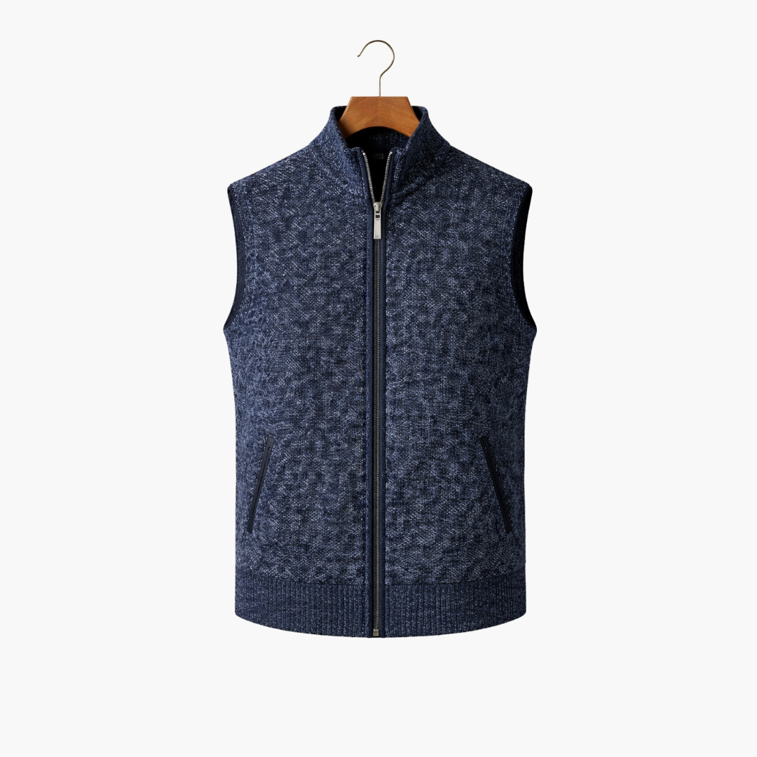 Timeless Vest with Zip for Men