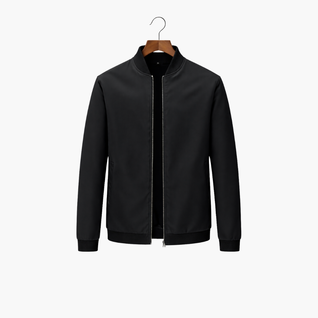 Baseball Jacket with Collar for Men