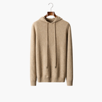 Casual Fit Hooded Jumper with Drawstrings for Men