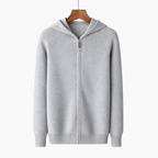 Cardigan with Ribbed Cuffs for Men