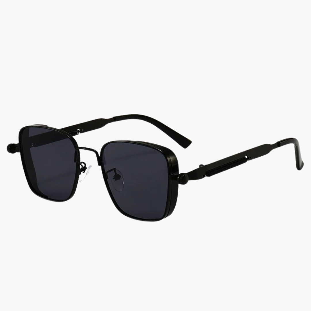 Square Frame Metal Sunglasses For Men
