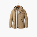 Men Utility Parka | Insulated Hooded Winter Jacket