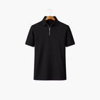 Men Half-Zip Polo Shirt | Smart Casual Knit Top