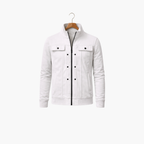 Men’s Minimalist Zip Jacket | Lightweight Smart Casual