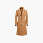 Men’s Classic Overcoat | Elegant Winter Coat with Pockets