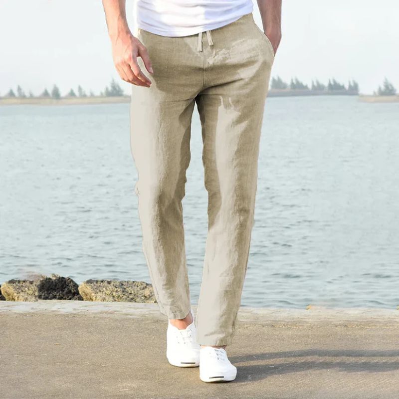 Men’s Beach Trousers | Lightweight Drawstring Pants
