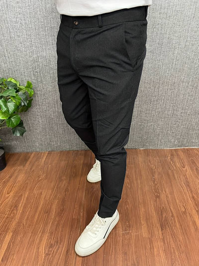 Modieuze Heren Net Chino Broek