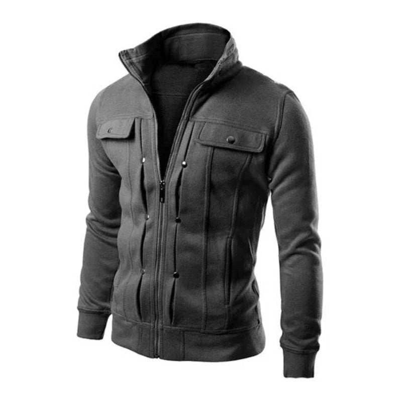 Men’s Minimalist Zip Jacket | Lightweight Smart Casual