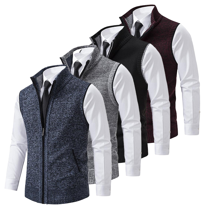 Timeless Vest with Zip for Men