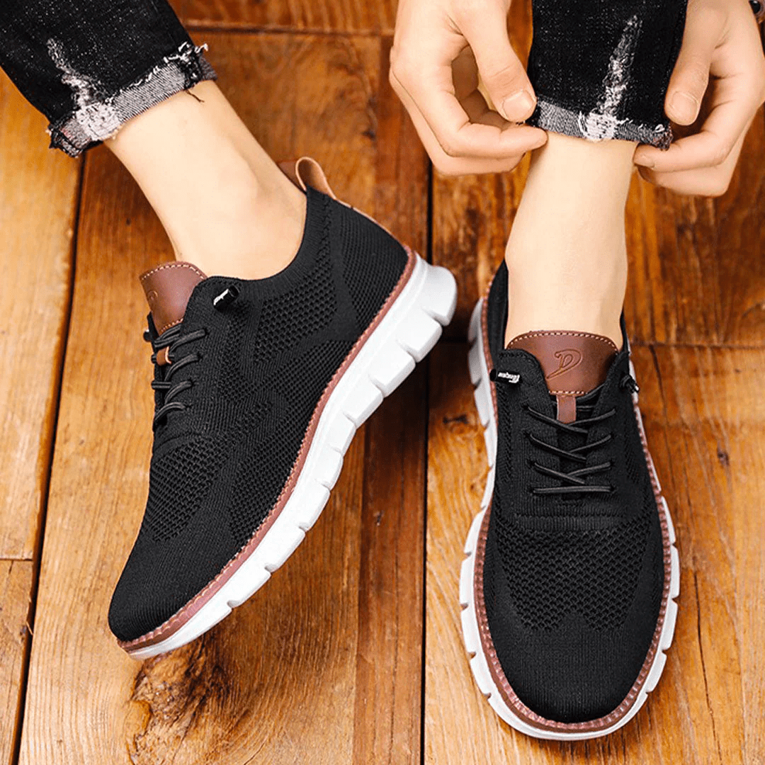 Men’s Casual Knit Trainers | Flexible Cushioned Sneakers