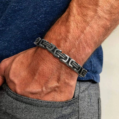 Men's Thick Byzantine Bracelets