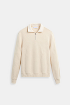 Men’s Quarter-Zip Knit | Refined Collared Sweater