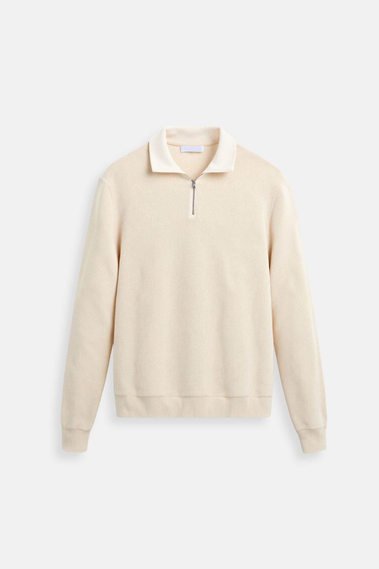 Men’s Quarter-Zip Knit | Refined Collared Sweater