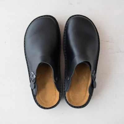 Greer Slippers | Orthopedische Comfort Pantoffels van Leer