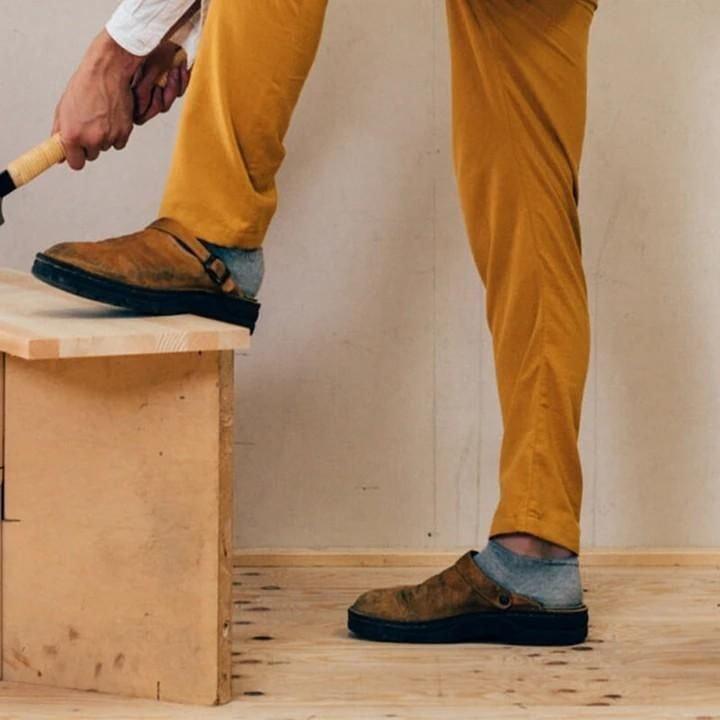 Greer Slippers | Orthopedische Comfort Pantoffels van Leer