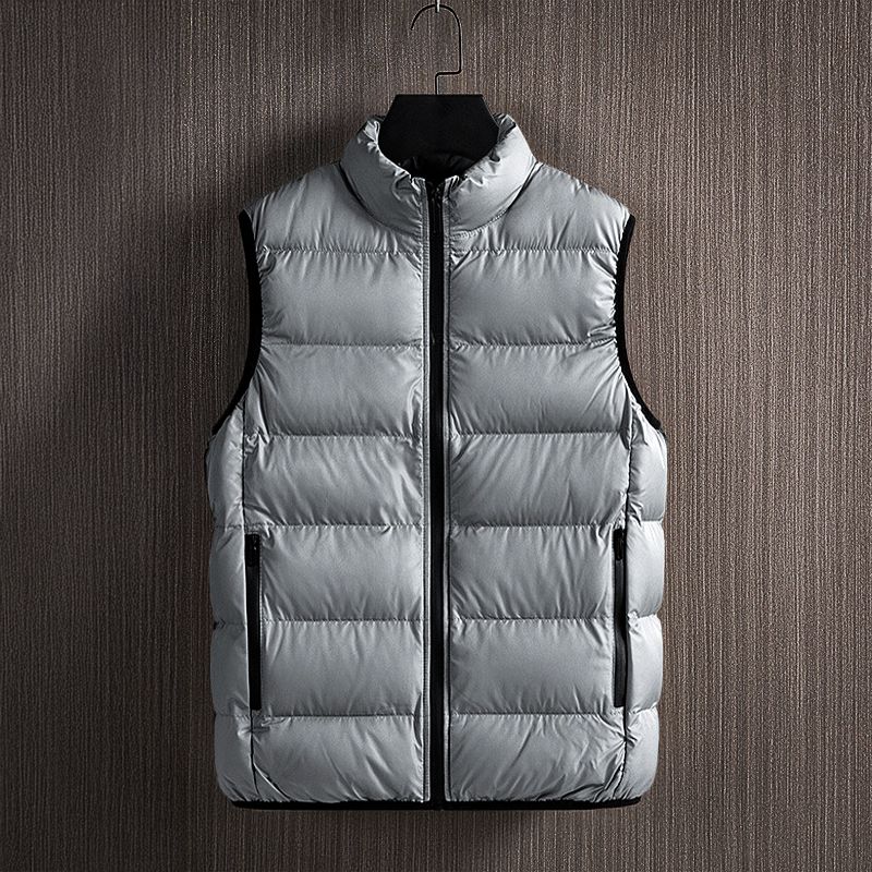 Men’s Lightweight Padded Vest with Front Zipper