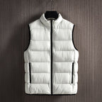 Men’s Lightweight Padded Vest with Front Zipper