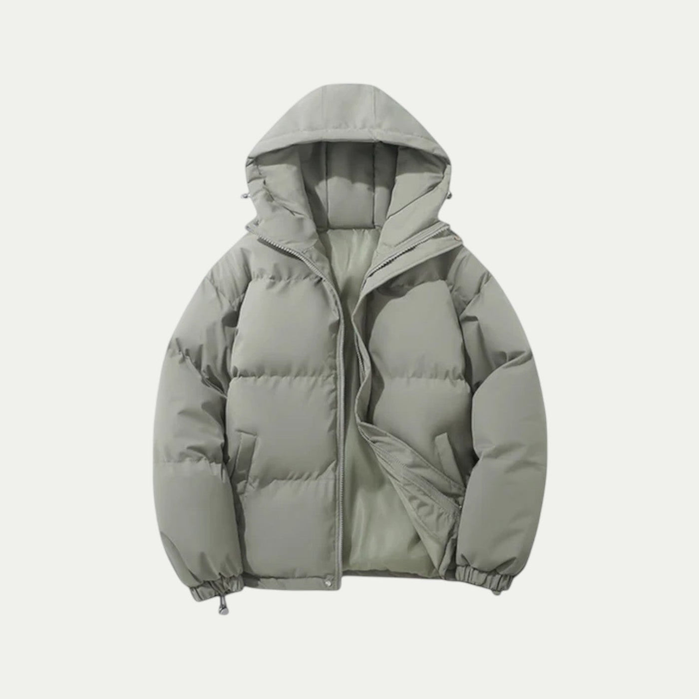 Waterproof Down Hooded Puffer Winter Jacket