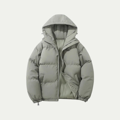 Waterproof Down Hooded Puffer Winter Jacket