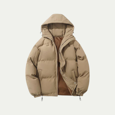 Waterproof Down Hooded Puffer Winter Jacket