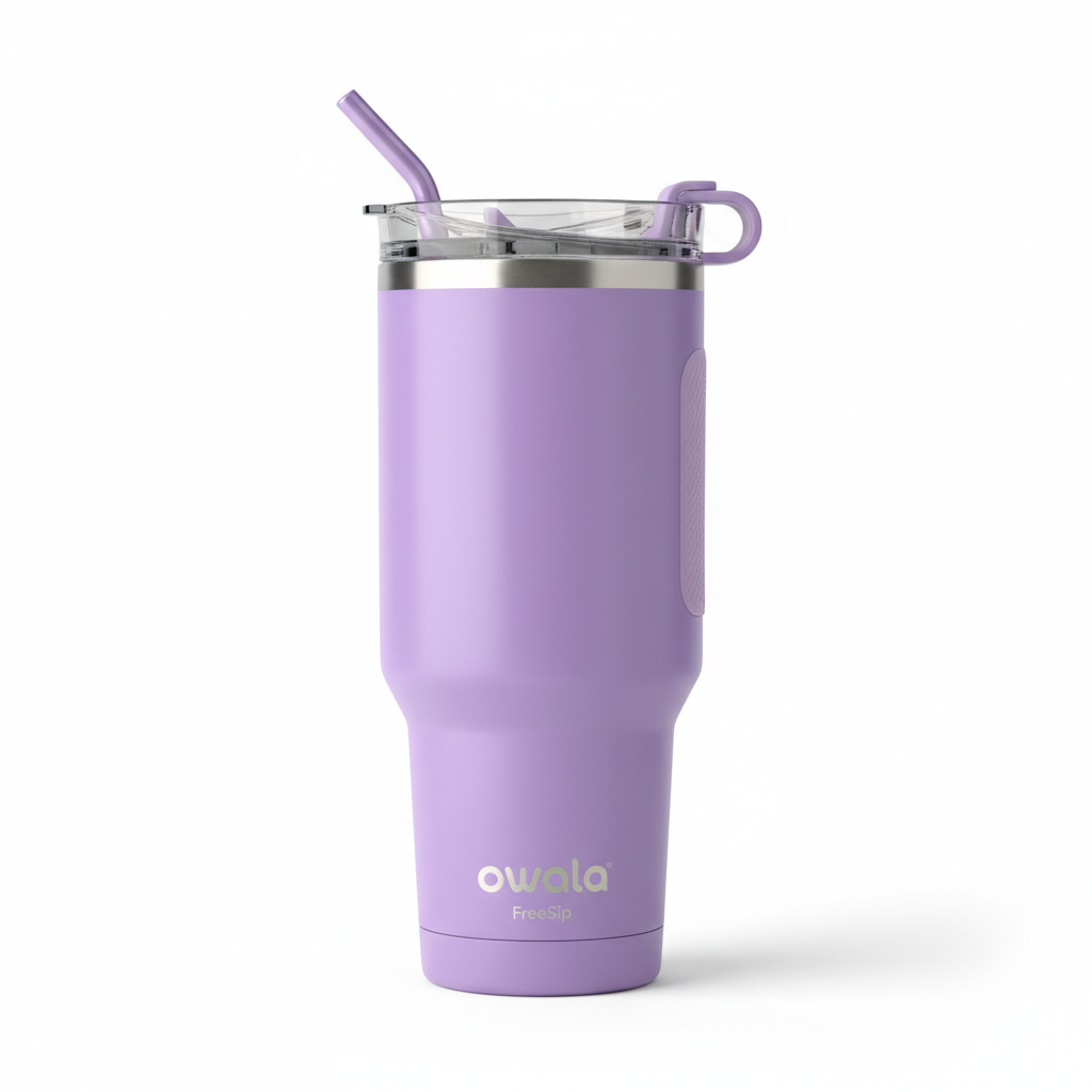 Owala FreeSip 25oz Tumbler Purple
