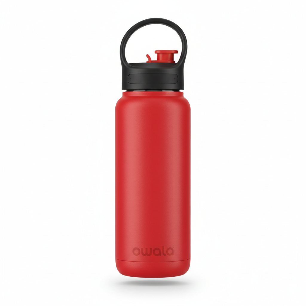 Owala Twist 24oz Wide Mouth Fire Red