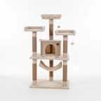 Multi-level cat tree tower full view