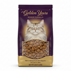 Senior cat food bag front view