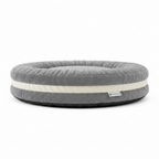 Orthopedic dog bed side view showing foam thickness