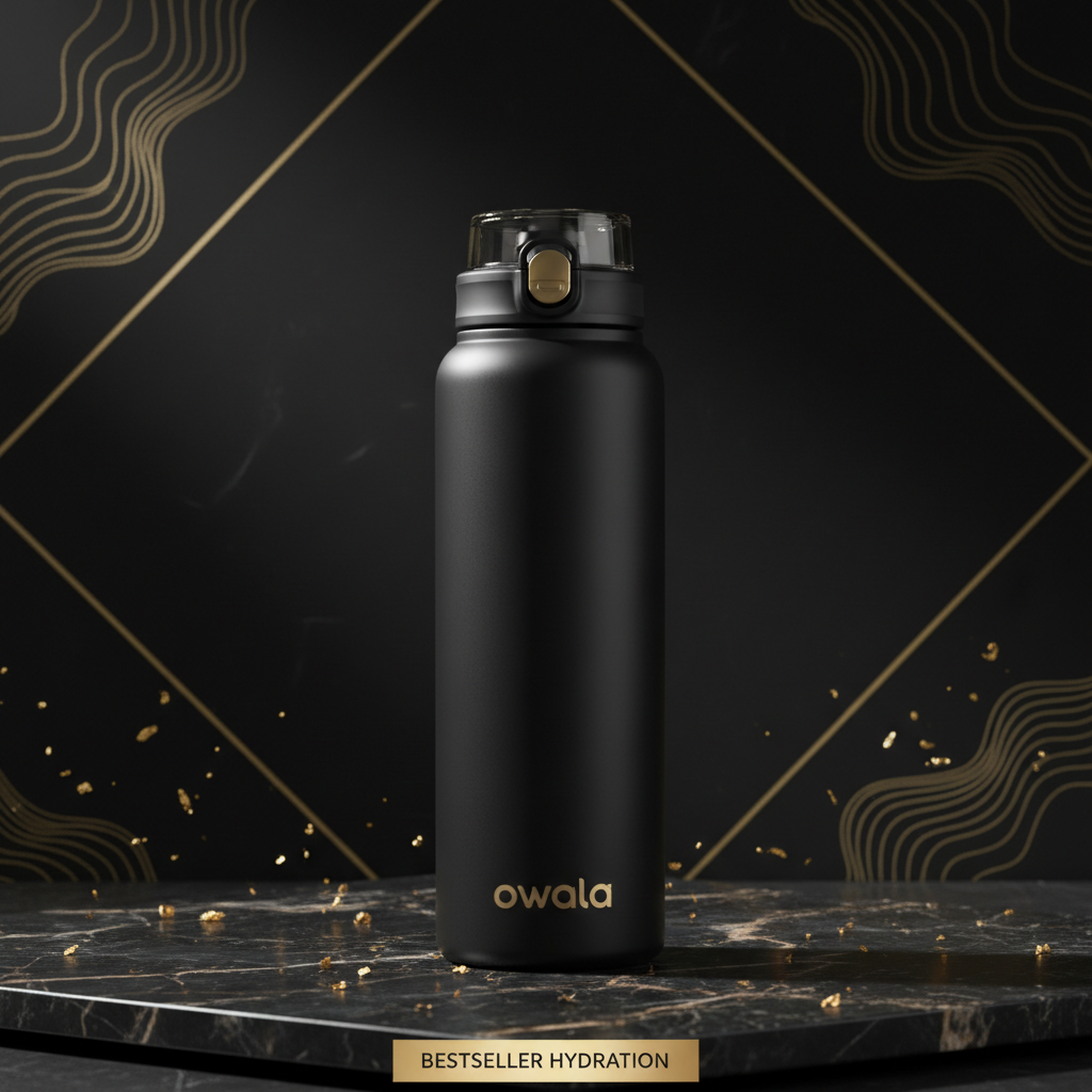 Owala Twist 40oz Midnight Black