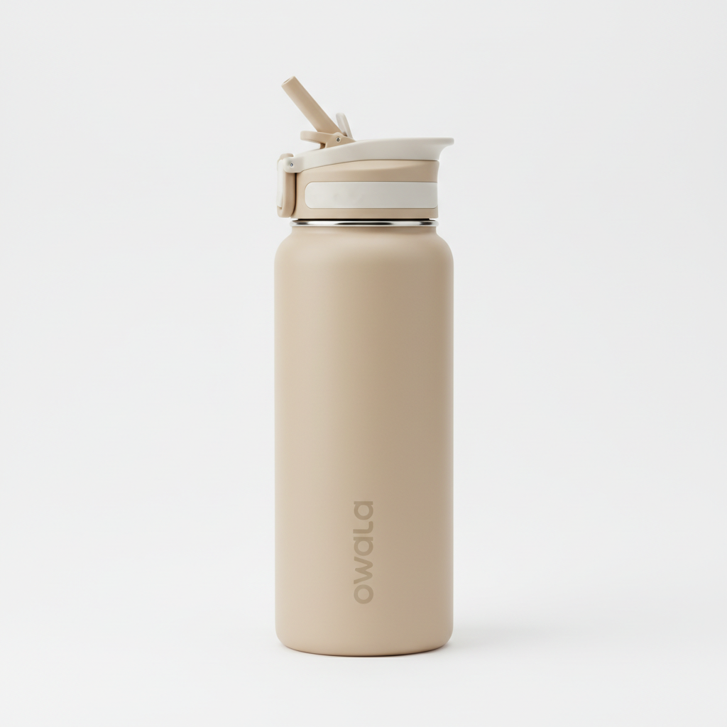 Owala Twist 24oz Wide Mouth Sand Beige