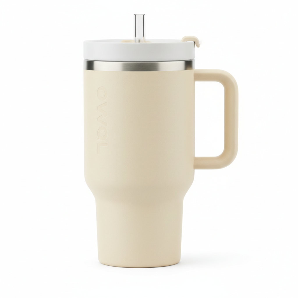 Owala Travel Mug 16oz Cream