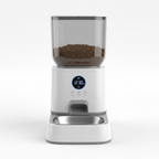 Automatic pet feeder front view