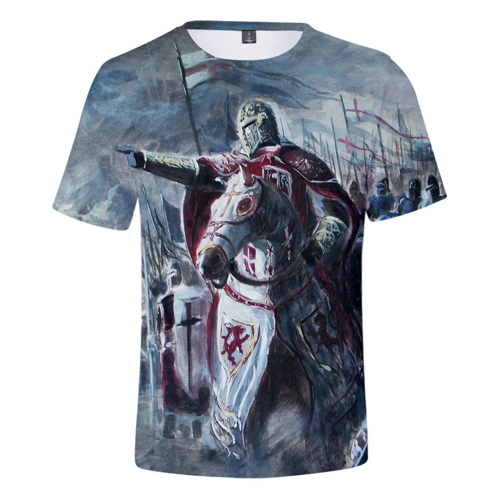 Knight Templar Men's Crusader T-shirt