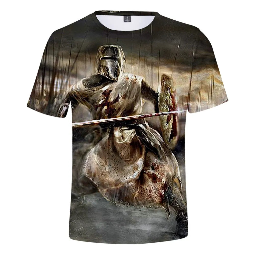 Knight Templar Men's Crusader T-shirt
