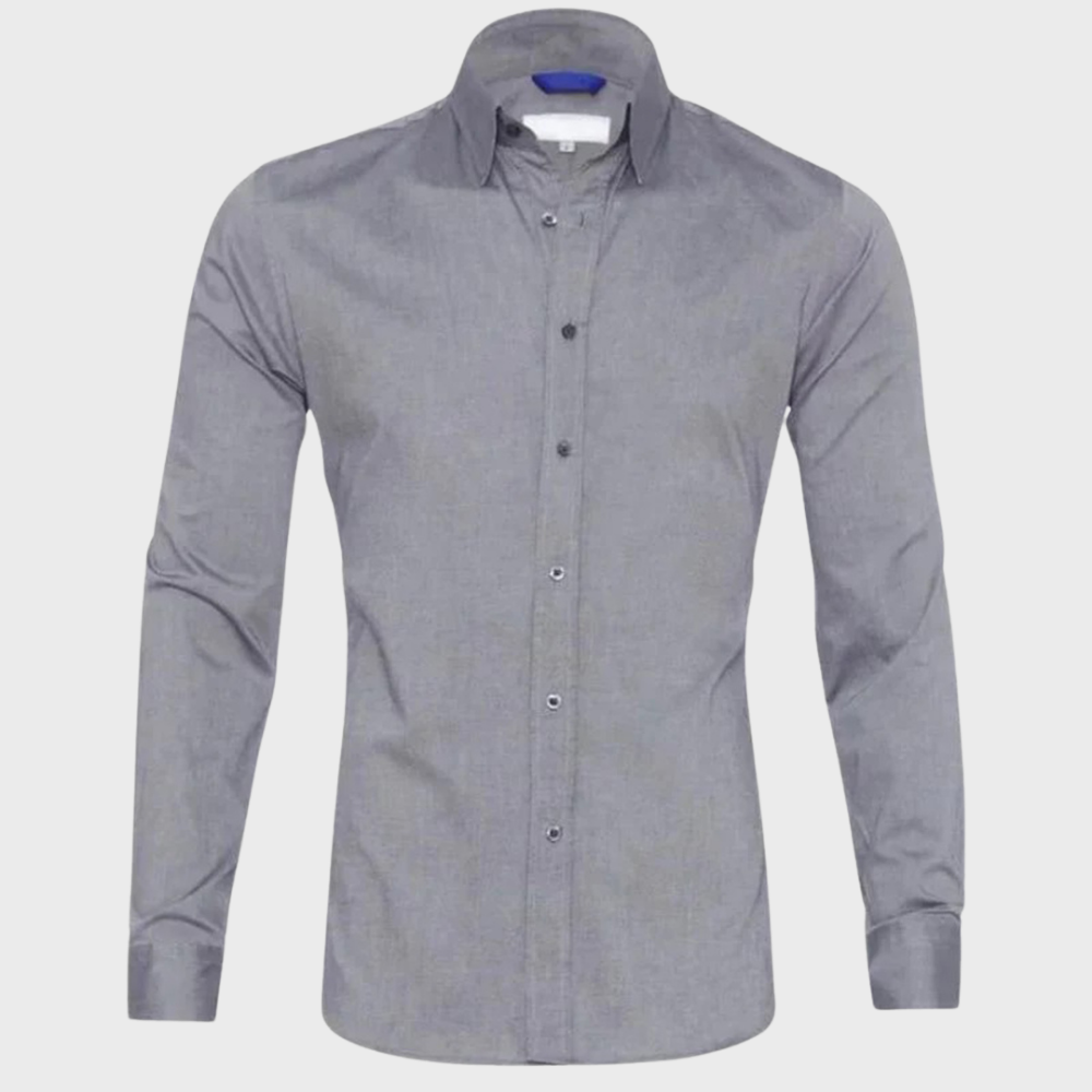 Men’s Fitted Shirt with Classic Collar | Smart Casual Look