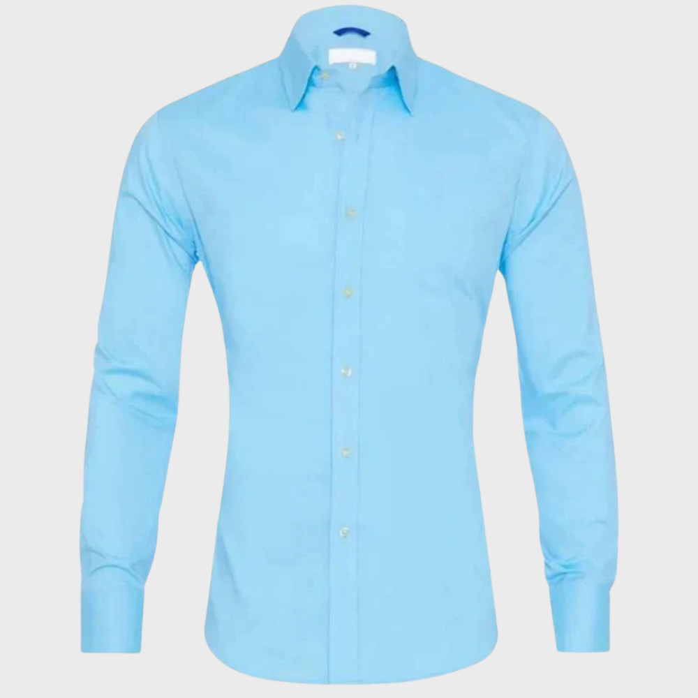 Men’s Fitted Shirt with Classic Collar | Smart Casual Look