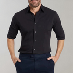 Men’s Fitted Shirt with Classic Collar | Smart Casual Look