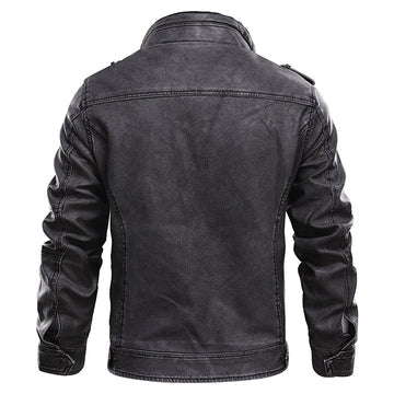 Stylish leather jacket for men