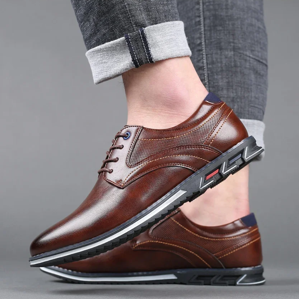 Męskie buty w stylu oxford | Lekka, komfortowa podeszwa