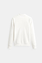 Men’s Crew Neck Sweater | Minimal Ribbed Knit Top