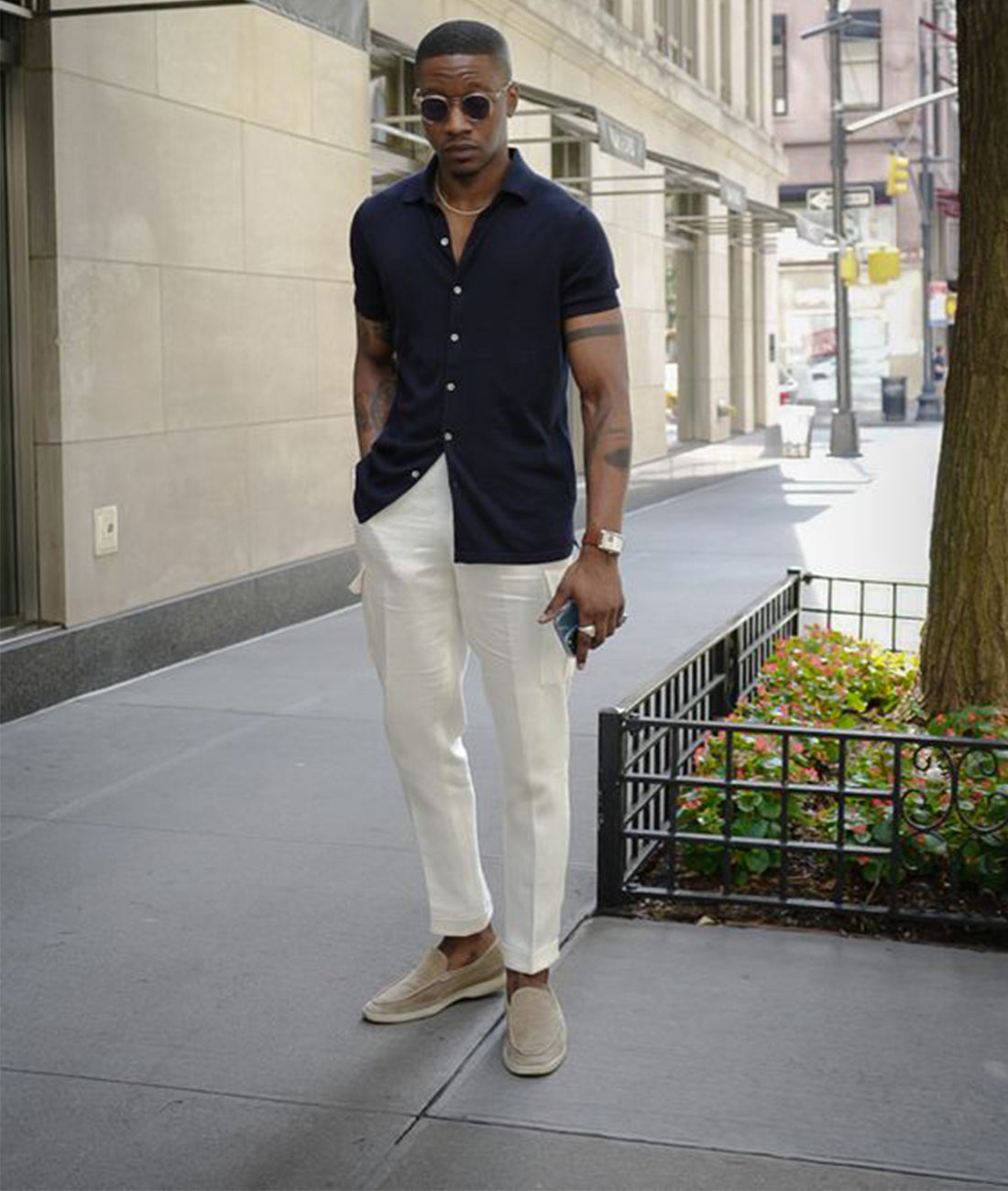 Vintage Loafers with Low Heel for Men